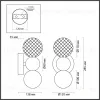 Бра Odeon Light Crystal 5008/4WL 5008/4WL - 2