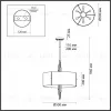 Люстра на штанге Odeon Light Margaret 5415/6 5415/6 - 2