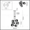 Люстра на штанге Odeon Light Elica 5417/6 5417/6 - 2