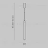 Подвесной светодиодный светильник Maytoni Technical Ray P022PL-L10MG3K P022PL-L10MG3K - 8