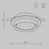 Встраиваемый светильник Maytoni Technical Hoop DL086-GX53-RD-B DL086-GX53-RD-B - 4