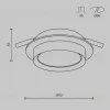 Встраиваемый светильник Maytoni Technical Hoop DL086-GX53-RD-W DL086-GX53-RD-W - 4