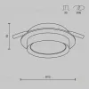 Встраиваемый светильник Maytoni Technical Hoop DL086-GX53-RD-WS DL086-GX53-RD-WS - 3
