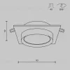 Встраиваемый светильник Maytoni Technical Hoop DL086-GX53-SQ-WB DL086-GX53-SQ-WB - 3