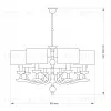 Подвесная люстра Kutek Tivoli TIV-ZW-8(N) TIV-ZW-8(N) - 2