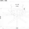Потолочный светильник Arte Lamp Fernando A2199PL-5BK A2199PL-5BK - 5