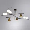 Люстра на штанге Arte Lamp Jacob A7029PL-9BK A7029PL-9BK - 2