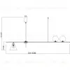 Люстра на штанге Arte Lamp Jacob A7029PL-3BK A7029PL-3BK - 6