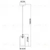 Подвесной светильник Arte Lamp Leo A7027SP-1BK A7027SP-1BK - 4