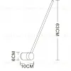 Настенный светильник Arte Lamp Polis A2027AP-1PB A2027AP-1PB - 2