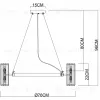 Подвесная люстра Arte Lamp Santorini A1049SP-16GO A1049SP-16GO - 5