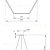 Подвесной светильник Эра Geometria SPO-122-W-40K-066 Б0050552 Б0050552 - 7
