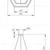 Подвесной светильник Эра Geometria SPO-123-W-40K-045 Б0050554 Б0050554 - 8