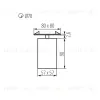 Спот Kanlux Chiro GU10 DTL-B 29313 29313 - 3
