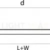 Рамка Lightstar Domino 214523 214523 - 2