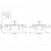 Люстра на штанге Lightstar Rullo LR7283648740 (571728+214436-4+214487-4+202430-8) LR7283648740 - 4