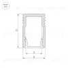 Алюминиевый профиль Arlight SL-MINI-8-H12-2000 BLACK 037106 037106 - 3