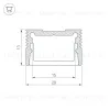 Алюминиевый профиль Arlight SL-SLIM20-H13-2000 WHITE 037113 037113 - 3