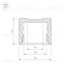 Алюминиевый профиль Arlight SL-SLIM-H13M-2000 WHITE 037108 037108 - 3