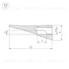 Алюминиевый профиль Arlight SL-MINI-SHELF-H8-2000 ANOD OLIVE GREY 038205 038205 - 9