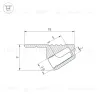 Алюминиевый профиль Arlight SL-MINI-SHELF-H9-2000 ANOD OLIVE GREY 038208 038208 - 9