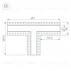 Тройник Arlight SL-LINIA45-FANTOM 030107 030107 - 3