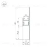 Алюминиевый профиль Arlight ARH-PLINTUS-FANTOM-2000 BLACK 038550 038550 - 3