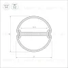 Алюминиевый профиль Arlight ARH-ROUND-D20-DUAL-2000 ANOD 039218 039218 - 3