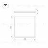 Светодиодная панель Arlight DL-INTENSO-S600x600-40W Day4000 (WH, 120 deg, 230V) 038429 038429 - 4