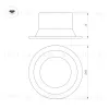 Встраиваемый светильник Arlight MS-BREEZE-BUILT-R82-9W Day4000 (WH, 85 deg, 230V) 035609 035609 - 4
