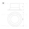 Встраиваемый светильник Arlight MS-BREEZE-BUILT-R104-12W Day4000 (WH, 90 deg, 230V) 035611 035611 - 4