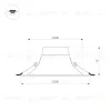 Встраиваемый светильник Arlight MS-BLIZZARD-BUILT-R215-20W Warm3000 (WH, 100 deg, 230V) 036575 036575 - 4
