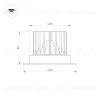 Встраиваемый светильник Arlight MS-ATLAS-TRIMLESS-R50-8W Day4000 (BK, 32deg, 230V) 036134 036134 - 3