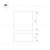 Встраиваемый светильник Arlight DL-GRIGLIATO-S90x90-12W Day4000 (WH, 90 deg, 230) 038335 038335 - 2