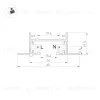 Шинопровод Arlight LGD-2TR-TRACK-F-1000-WH-M (C) 038670 038670 - 2