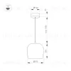 Подвесной светильник Arlight SP-PEONY-HANG-R250-15W Warm3000 (BK, 65 deg, 230V) 039550 039550 - 3