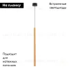 Подвесной светильник Arlight SP-PIPE-HANG-L600-R30-9W Warm3000 (GD, 24 deg, 230V) 038644 038644 - 2