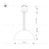 Подвесной светильник Arlight SP-RESTO-HANG-R500-30W Day4000 (BK, 100 deg, 230V) 039698 039698 - 2