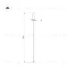 Уличный светильник Arlight LGD-CONO-BOLL-H1500-7W Warm3000 (DG, 36 deg, 230V) 037521 037521 - 2