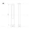 Уличный светильник Arlight LGD-MUSE-BOLL-H1500-18W Warm3000 (DG, 328 deg, 230V) 035395 035395 - 3