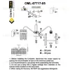 Люстра на штанге Omnilux Pavarolo OML-67717-05 OML-67717-05 - 9