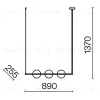 Подвесной светильник Maytoni Erich MOD221PL-03N MOD221PL-03N - 2