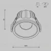Встраиваемый светильник Maytoni Technical Alfa LED DL043-01-15W3K-RD-WB DL043-01-15W3K-RD-WB - 11