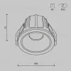 Встраиваемый светильник Maytoni Technical Alfa LED DL043-01-10W4K-RD-WB DL043-01-10W4K-RD-WB - 11