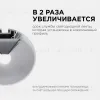 Профиль круглый уподвесной Apeyron ширина ленты до 30мм (рассеиватель, заглушки - 2шт, крепеж - 4шт) 08-40 08-40 - 3