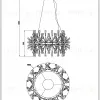 Подвесная люстра Wertmark Floriane WE119.14.303 WE119.14.303 - 2
