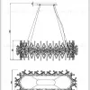 Подвесная люстра Wertmark Floriane WE119.24.323 WE119.24.323 - 2