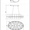 Подвесная люстра Wertmark Paula WE157.18.123 WE157.18.123 - 2