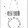 Подвесная люстра Wertmark Nelly WE158.20.303 WE158.20.303 - 2