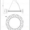 Подвесная люстра Wertmark Nicola WE159.24.303 WE159.24.303 - 2